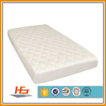 Couverture de matelas de polyester de lit de bogue de lit blanc